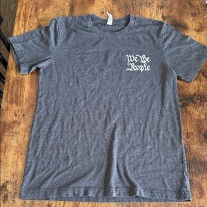 Bella Canvas Charcoal Gray 'We Be People' Short Sleeve Tee